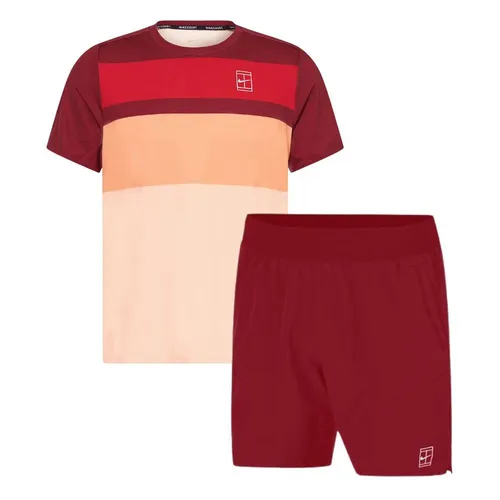 Bộ Quần Áo Tennis/Pickleball Nam Nike Court Advantage Màu Đỏ Size S (Form Âu)