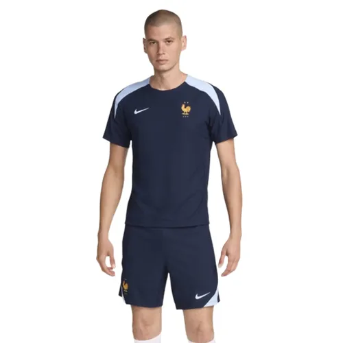 Bộ Quần Áo Tennis/Pickleball Nam Nike Men’s FFF Strike Elite Dri Fit ADV Football Blackened Blue FJ1899-498/FJ2202-499 Màu Xanh Blue Size S (Form Âu)