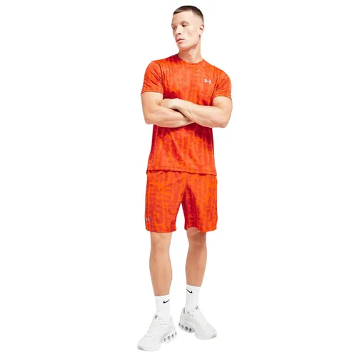 Bộ Tennis/Pickleball Nam Under Armour Camiseta Launch Màu Đỏ Cam Size S (Form Âu)