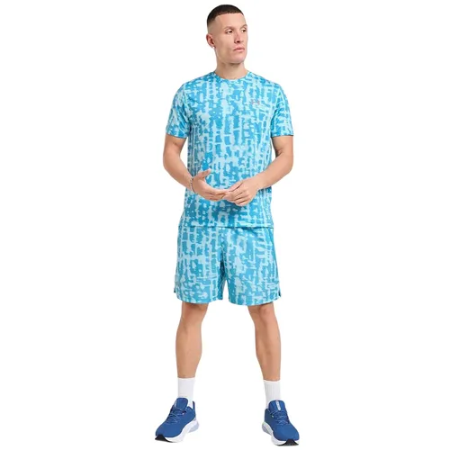 Bộ Tennis/Pickleball Nam Under Armour Camiseta Launch Màu Xanh Blue Size S (Form Âu)