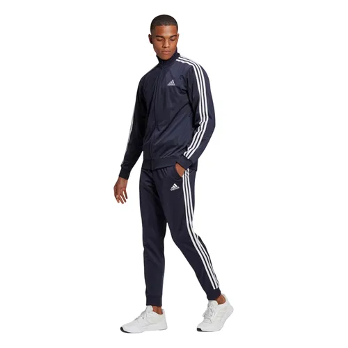 Bộ Thể Thao Nam Adidas Primegreen Essentials 3-Stripes Track Suit GK9658 Màu Xanh Navy Size S (Form Á)