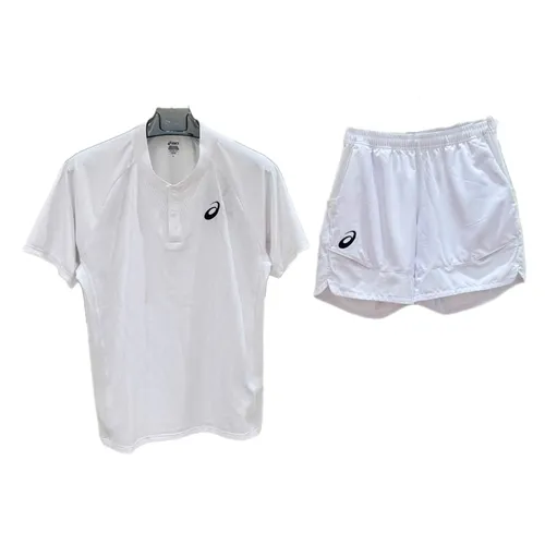 Bộ Thể Thao Nam Asics Icon Màu Trắng Size L (Form Á)