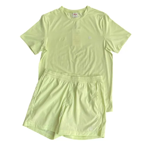 Bộ Thể Thao Nam Wilson Tennis/Pickleball Court Style Màu Xanh Lá Size S