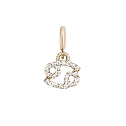 Charm Đồng Hồ Daniel Wellington Zodiac Watch Charm 12 Zodiac Signs Cancer Màu Vàng Gold