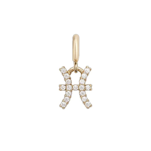 Charm Đồng Hồ Daniel Wellington Zodiac Watch Charm 12 Zodiac Signs Pisces Màu Vàng Gold