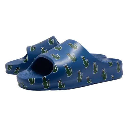 Dép Nam Lacoste Men's Serve Slide 2.0 Color-Pop Slides 46CMA0043 253 Màu Xanh Đậm Size 6