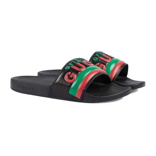 Dép Nam Gucci Men's Original Slide Sandal Màu Đen Size 7