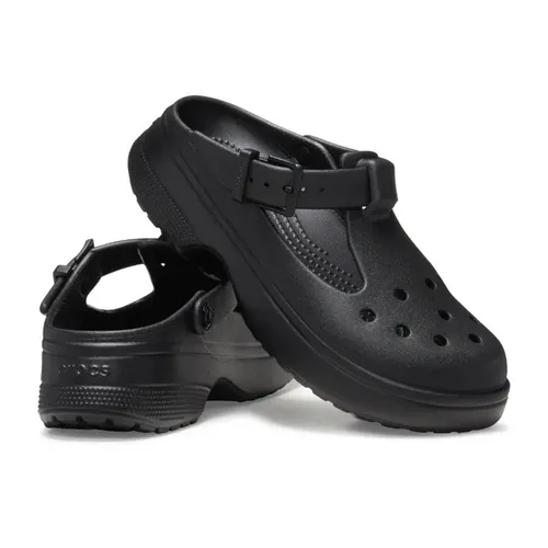 Dép Nữ Crocs Sandal Women Classic Mary Jane Clog - Comfort™ Lightweight Flexible 360-degree Comfort Black Màu Đen Size 4