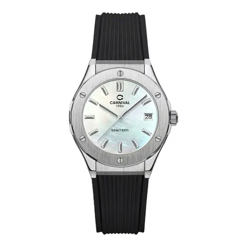 Đồng Hồ Nữ Carnival 8168L-VT-DCS-TK Đen
