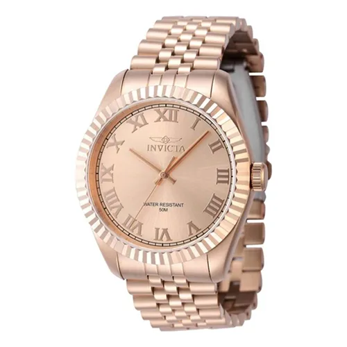 Đồng Hồ Nam Invicta Men Watch Specialty Quartz Rose Gold Stainless Steel Bracelet 47407 Màu Vàng Hồng