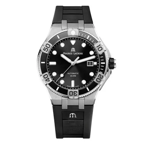 Đồng Hồ Nam Maurice Lacroix Aikon AI6058 SS001 330 1 Black Dial Màu Đen