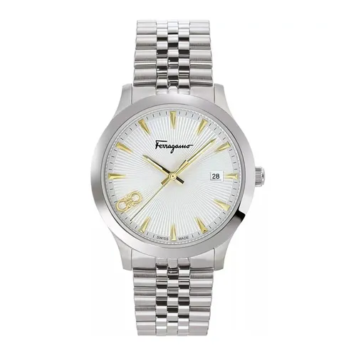 Đồng Hồ Nam Salvatore Ferragamo Duo Watch 40mm SFCV00119 Màu Bạc