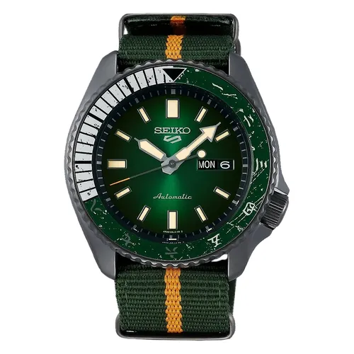Đồng Hồ Nam Seiko 5 Sport Naruto X Boruto Special Edition SRPF73K1 (SRPF73) Màu Xanh Green