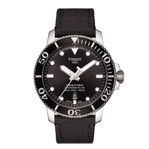 Đồng Hồ Nam Tissot Seastar 1000 Powermatic Watch T120.407.17.051.00 Màu Đen