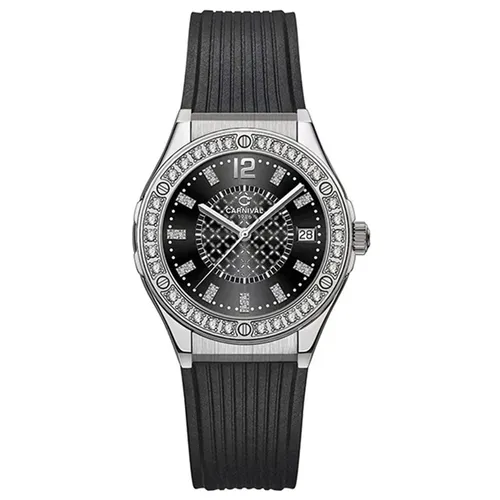 Đồng Hồ Nữ Carnival Fusion Quartz 8173L2-VT-DCS-D (8173L2) Màu Đen Bạc