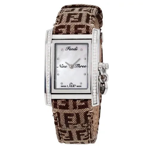 Đồng Hồ Nữ Fendi Classics F718342DC Màu Nâu Trắng