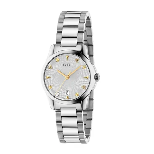 Đồng Hồ Nữ Gucci G-Timeless YA126572 Màu Bạc