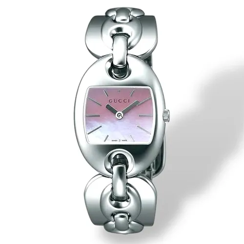Đồng Hồ Nữ Gucci Quartz Marina Chain YA121519 Màu Bạc Hồng