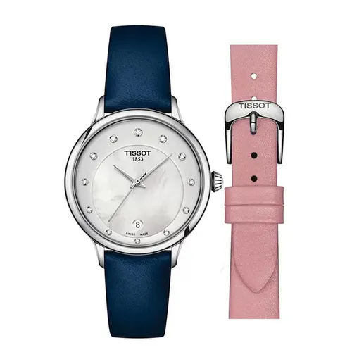 Đồng Hồ Nữ Tissot Odaci-T Watch T133.210.16.116.00 Màu Xanh - Bạc Kèm 01 Dây Đeo)
