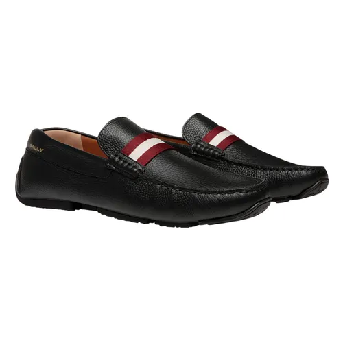 Giày Lười Nam Bally Pilot Driver Black 6306749 Màu Đen Size 9