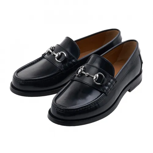 Giày Lười Nam Gucci Horsebit Loafer 776660 17X00 1000 Màu Đen Size 41
