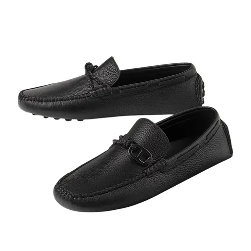 Giày Lười Nam Hermès Alessandro Loafer Noir H242895ZH01410 Màu Đen Size 42