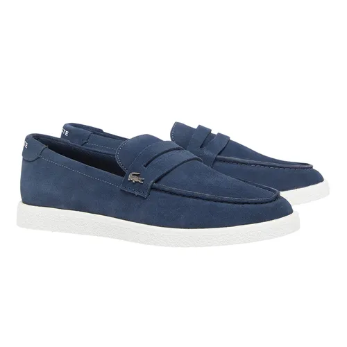 Giày Lười Nam Lacoste Men's Cochet Suede Loafers 49CMA0045 092 Màu Xanh Navy Size 39.5