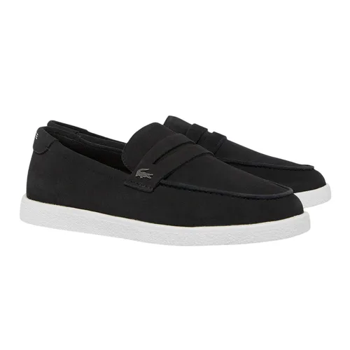 Giày Lười Nam Lacoste Men's Cochet Suede Loafers 49CMA0045 312 Màu Đen Size 40
