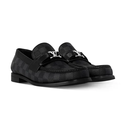 Giày Lười Nam Louis Vuitton LV Major 1A4OLB Màu Đen Xám Size 40