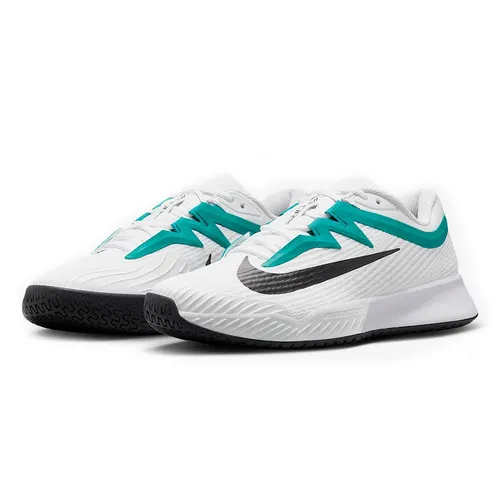 Giày Pickleball/Tennis Nike Vapor Pro 3 HC White Radiant Emerald FZ2161-104 Màu Xanh Trắng Size 40