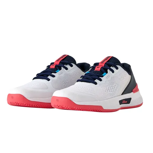 Giày Pickleball/Tennis Nữ Wilson Intrigue Pro Women's White/ Navy Blaze WRS335840 Màu Trắng Xanh Size 37