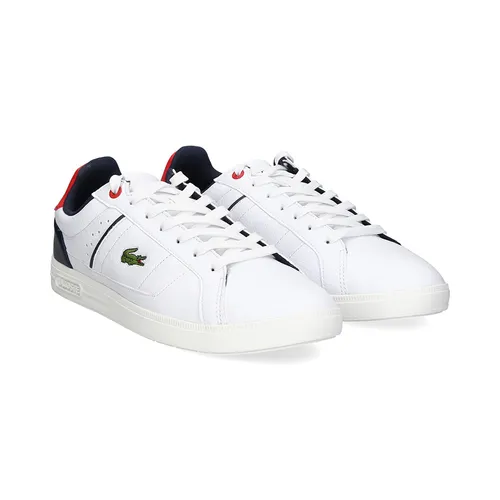 Giày Sneaker Nam Lacoste Men's 042 WHT/NVY 45SMA0095 Màu Trắng Size 7