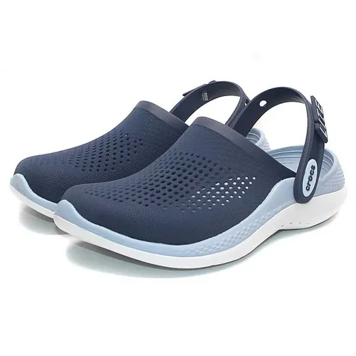 Giày Sục Nam Crocs LiteRide 360 Summer Clog - Beach Sandals Màu Xanh Navy Size 40