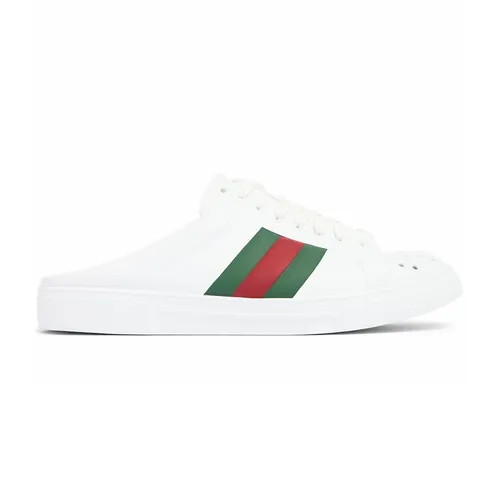 Giày Sục Gucci  Ace Sabot Rubber Mules 780288 Màu Trắng Size 5
