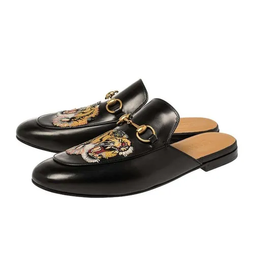 Giày Sục Gucci  Mules Princetown 457135 Màu Đen Size 5