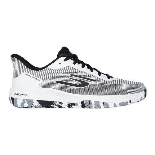 Giày Tennis/Pickleball Skechers Viper Court Pro 2.0 ‘White’ 246109-WBK Màu Trắng Đen Size 39.5