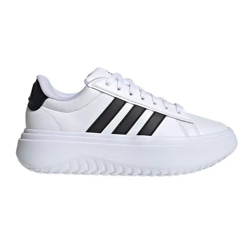 Giày Thể Thao Adidas White Grand Court Platform Shoes IE1092 Màu Trắng Size 38