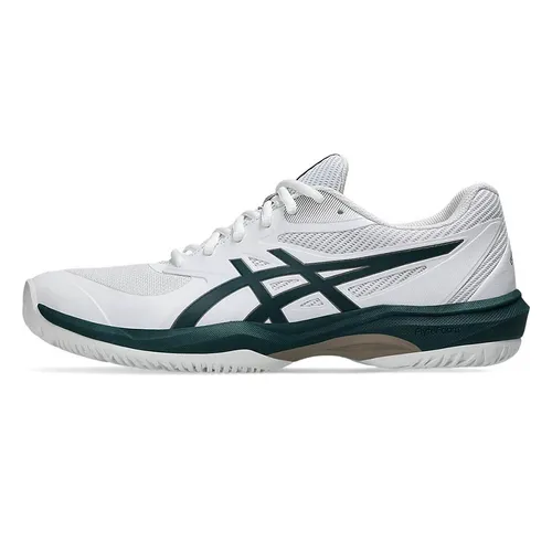 Giày Thể Thao Nam Asics White Saxon Green All Court Shoes 1041A489-100 Màu Trắng Phối Xanh Green Size 39.5