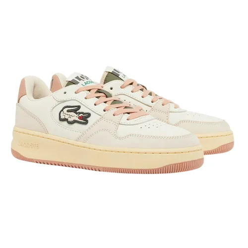 Giày Thể Thao Lacoste L001 Set Leather Sneakers 49SFA0088 UH1 Màu Trắng Hồng Size 39.5
