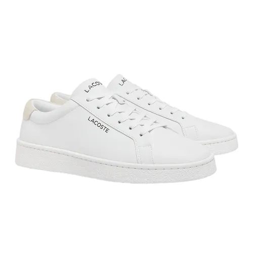 Giày Thể Thao Nam Lacoste Courtderby Leather Sneakers 49CMA0043 21G Màu Trắng Size 40