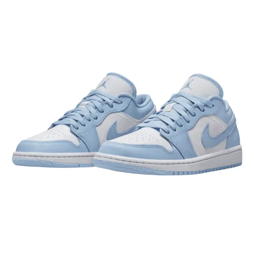 Giày Thể Thao Nike Air Jordan 1 Low ‘Aluminum’ DC0774-141 Màu Trắng Phối Xanh Size 37.5