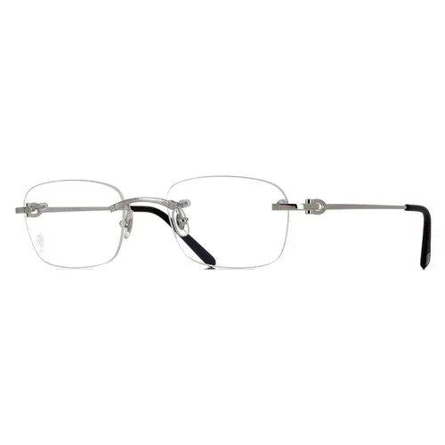 Gọng Kính Unisex Cartier CT0050O 002 Silver Màu Bạc