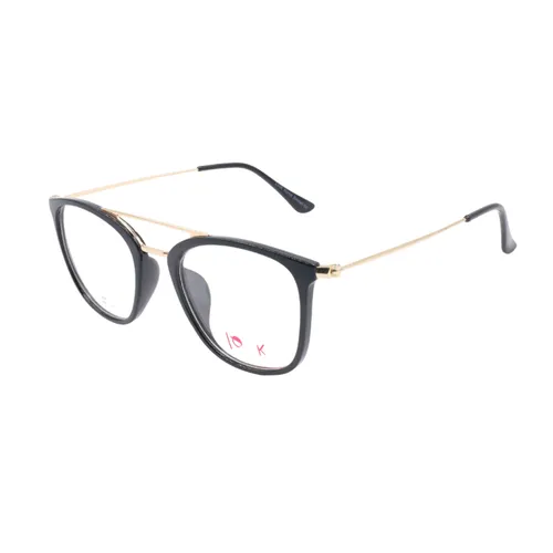 Gọng Kính Nữ Look LK835133XF C1 Màu Đen Vàng