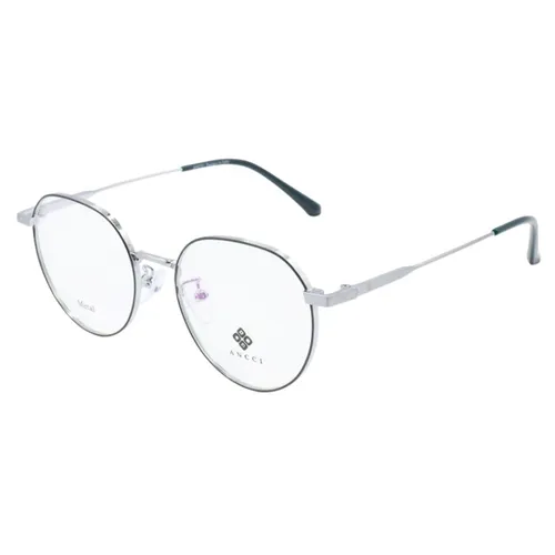 Gọng Kính Unisex Ancci AC34221 C4 Màu Đen - Bạc
