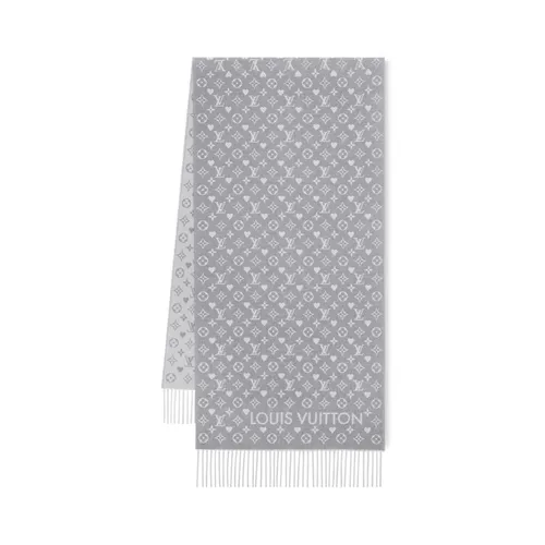 Khăn Quàng Cổ Louis Vuitton LV M77641 Game On Scarf Màu Xám