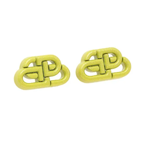 Khuyên Tai Nữ Balenciaga 594709TZRSV 1768 Earrings Màu Vàng
