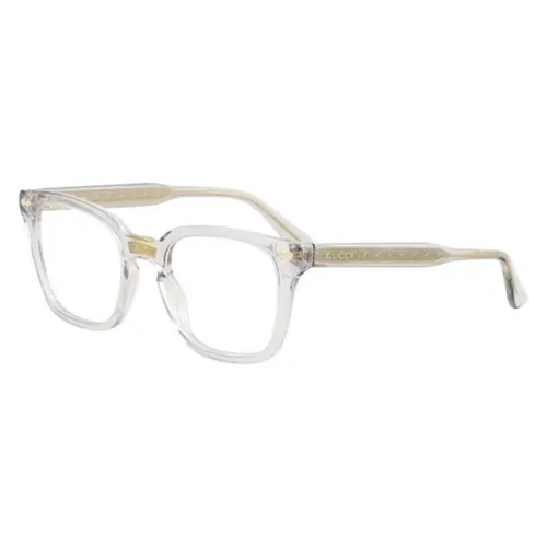 Kính Mắt Cận Nam Gucci Grey Men Eyeglasses GG0184O 005 Màu Trong Suốt