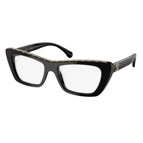 Kính Mắt Cận Nữ Chanel 0CH3480 C622 Black Eyeglasses Màu Đen