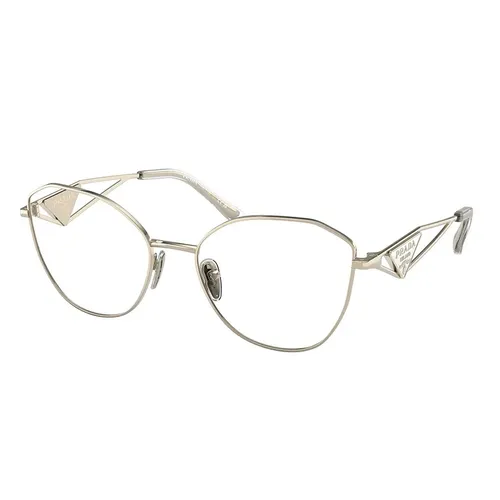 Kính Mắt Cận Prada Eyeglasses 0PR 52ZV ZVN1O1 Pale Gold Màu Vàng Gold