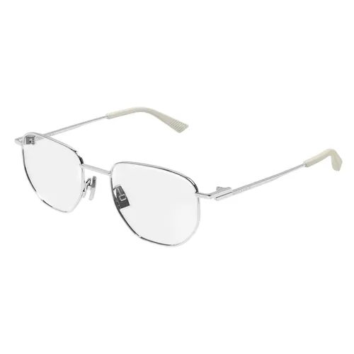 Kính Mắt Cận Unisex Bottega Veneta BV1301O 002 Eyeglasses Màu Bạc